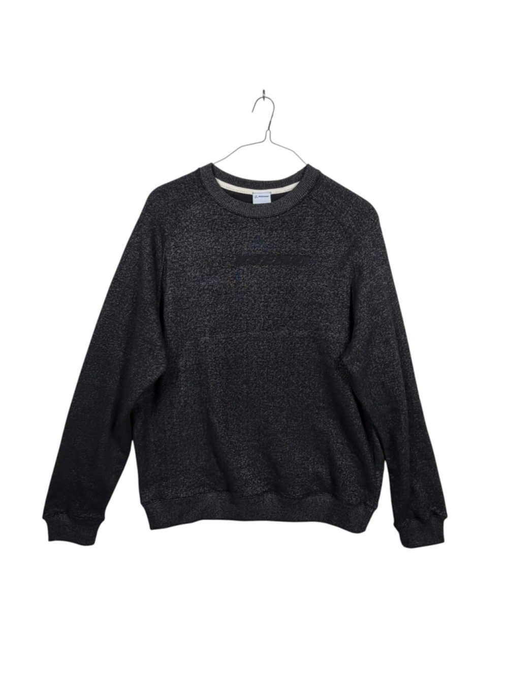 Boeing Signature Sweatshirt Black Regular Fit Raglan Sleeve Crew Neck Womens XL